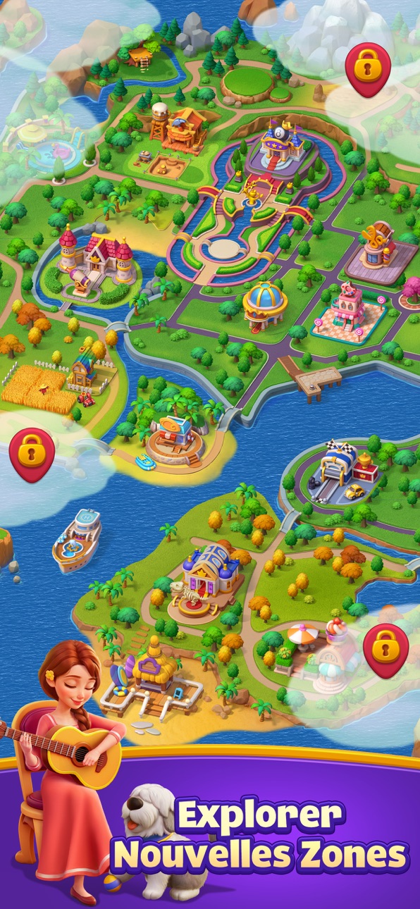 Piggy Kingdom - Match 3 Games iOS Mod IPA screenshot 7 - iOS game interface