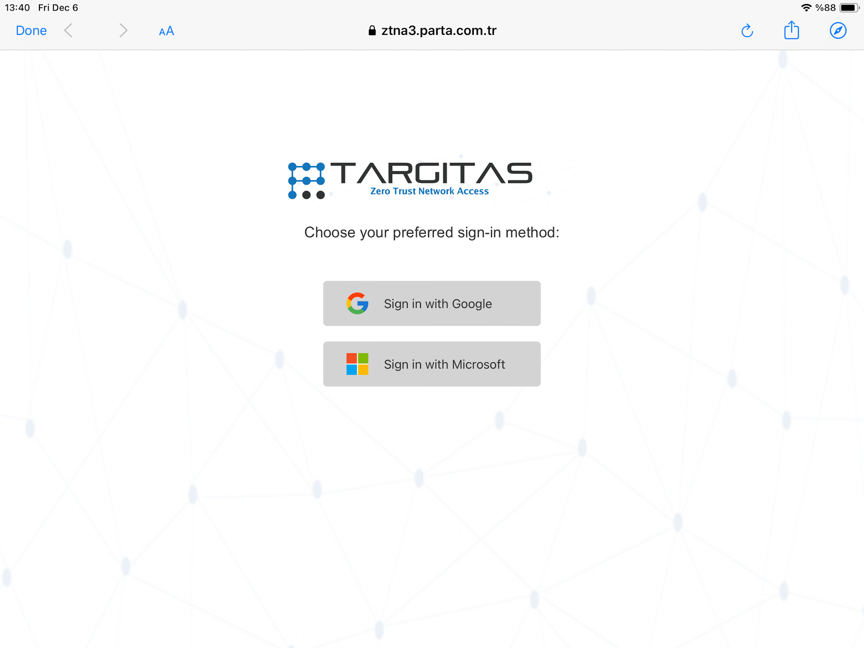 Targitas ZTNA