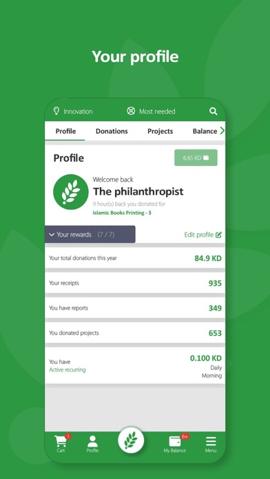 Direct Aid - العون المباشر iPhone screenshot 5 - Reference app