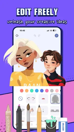 Portrait:Make Avatar Character screenshot 3