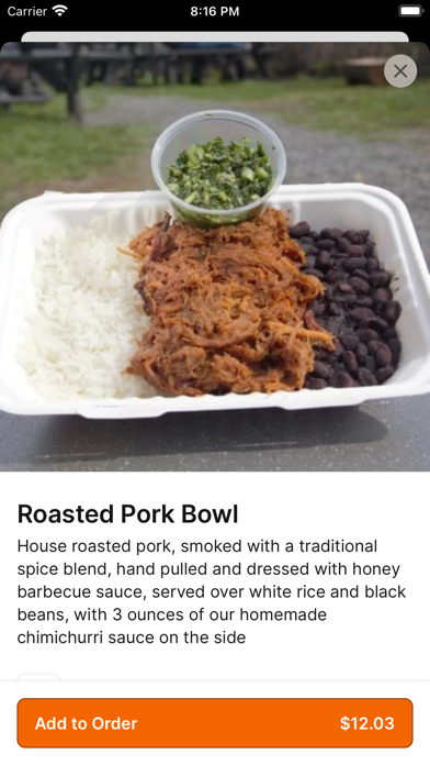 Chellas Arepa Kitchen iPhone screenshot 3 - Food & Drink app