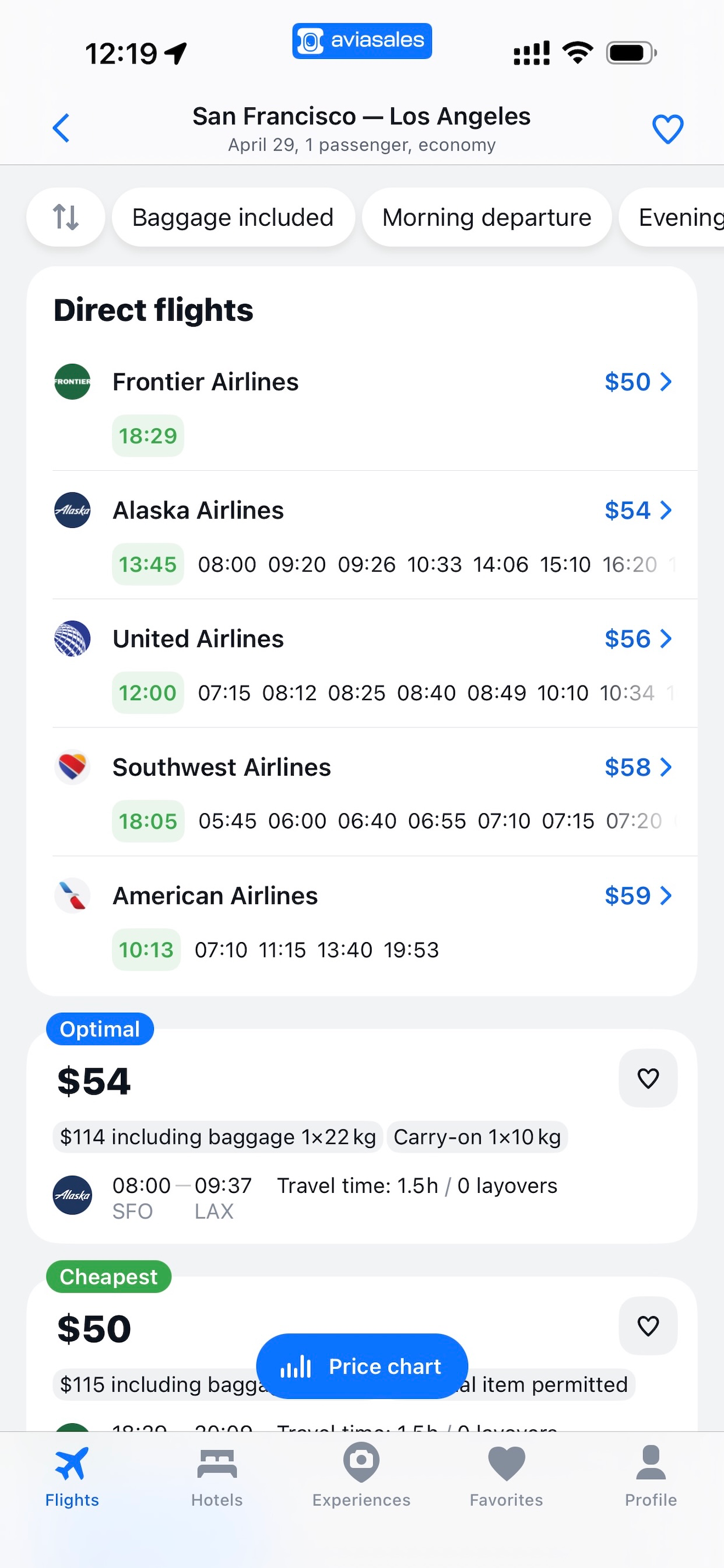 Aviasales — Book cheap flights