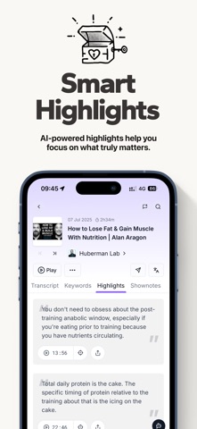 Podwise: 智能播客笔记 screenshot