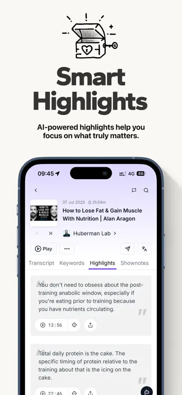 Podwise: Podcasts, Notes, AI screenshot 4 of 8