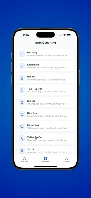 SOFIPOS Quản lý screenshot 3