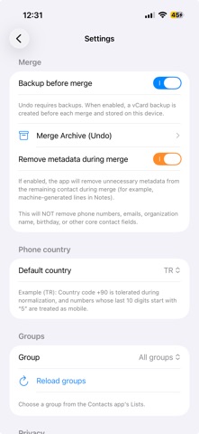Contactio Screenshot 3 of 3