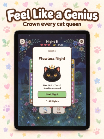 Cat Queen Sudoku Puzzle iPad screenshot