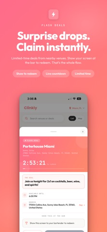 Clinkly- Discover Happy Hours Screenshot 9 of 10