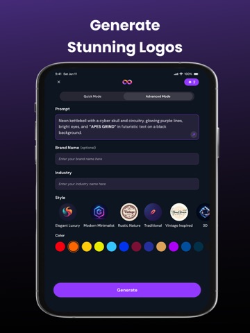 AI Logo Creator: Logo Maker iPad screenshot
