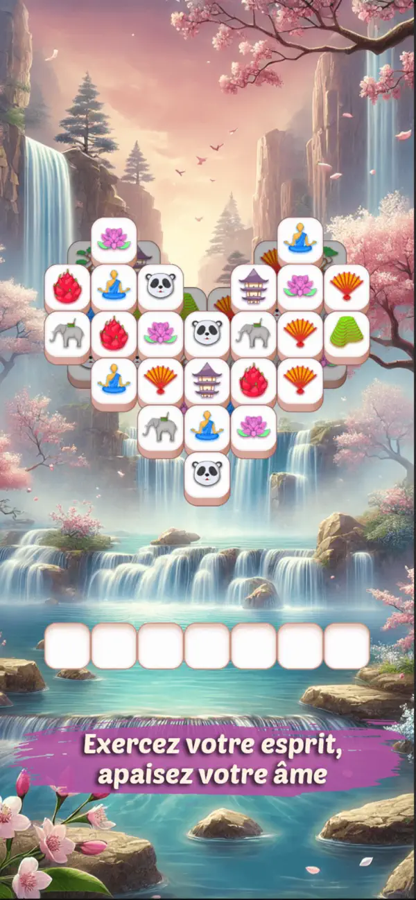 Screenshot #1 pour Mahjong Voyage Zen