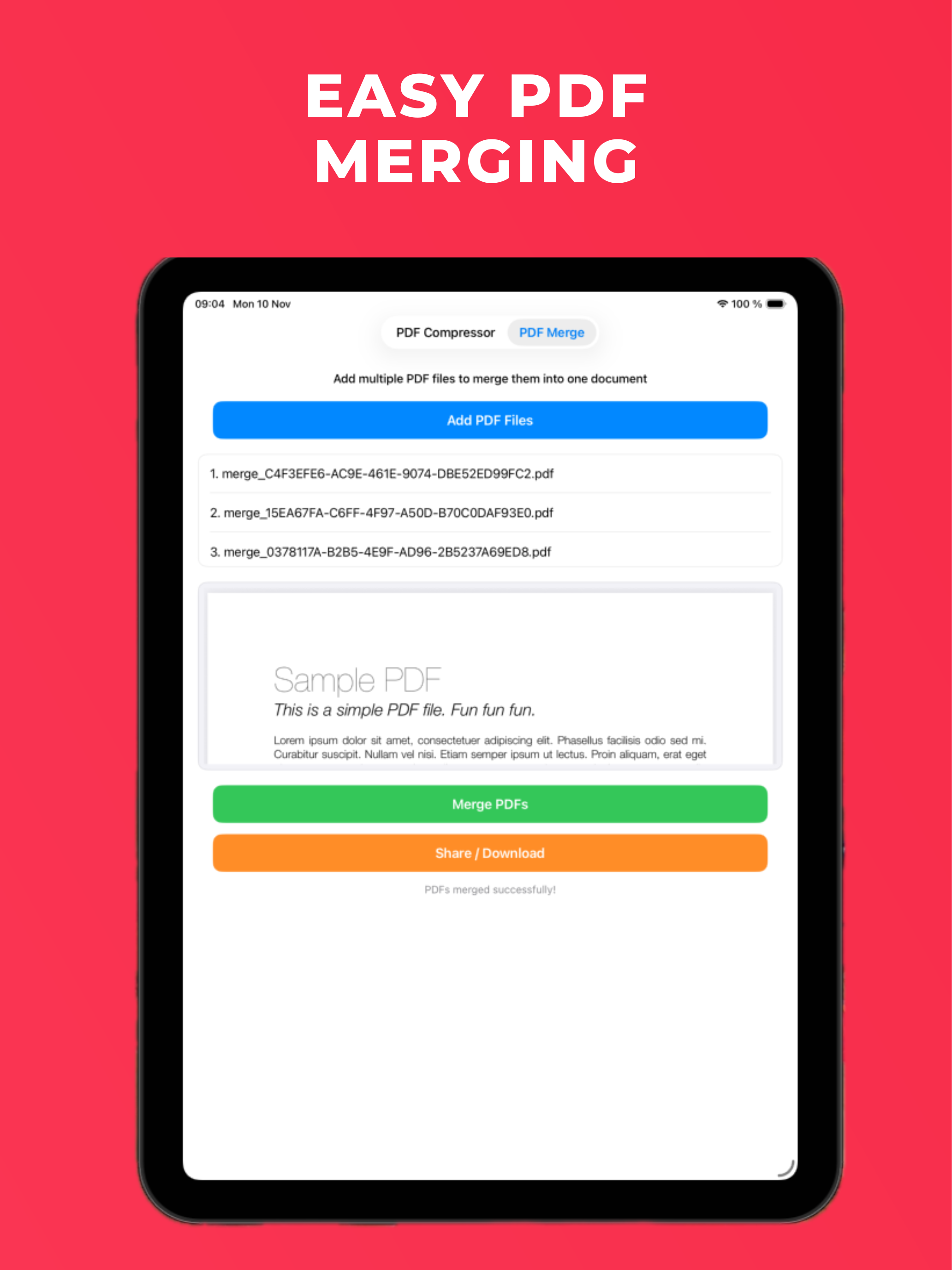 PDF Compressor & Merger screenshot 7