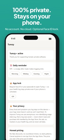 Tumzy: IBS & Food Diary screenshot