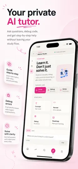 Captura de pantalla de Learn Python Coding With AI en iPhone 6