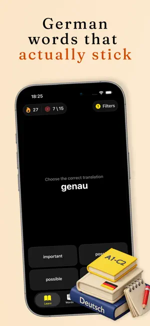 Master German Vocabulary screenshot 1
