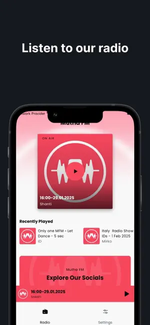 Mutha FM screenshot 1