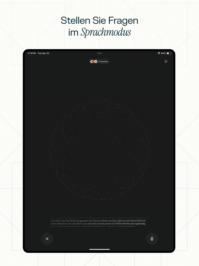 ‎Perplexity - Fragen Sie etwas Screenshot