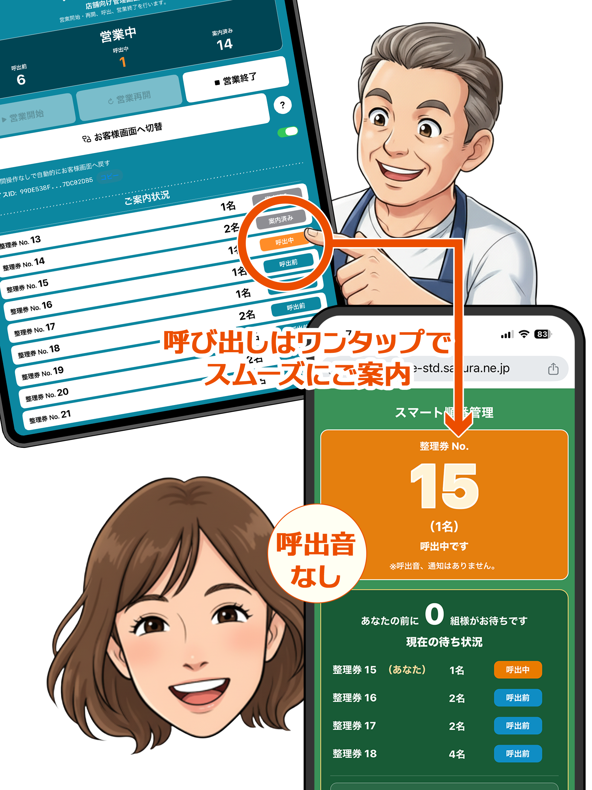 スマート順番管理