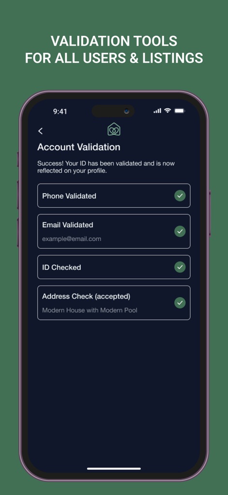 Roomster - 이 앱은 사용자의 신뢰성을 높이기 위해 전화 및 이메일 유효성 검사, 신분증 및 주소 확인과 같은 다양한 검증 절차를 제공합니다.