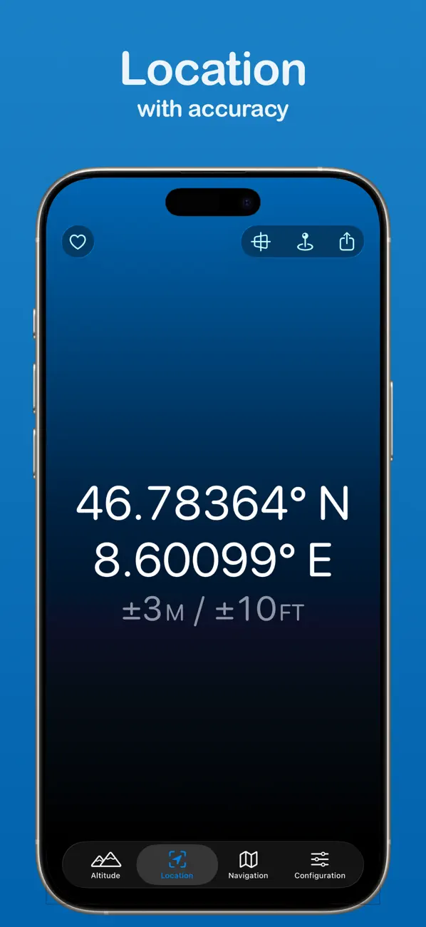 Screenshot #2 pour Altimeter - altitude and more