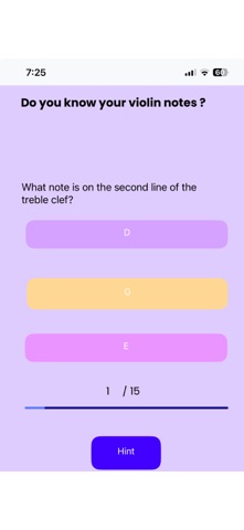 Violin Quiz App by Avya screenshot
