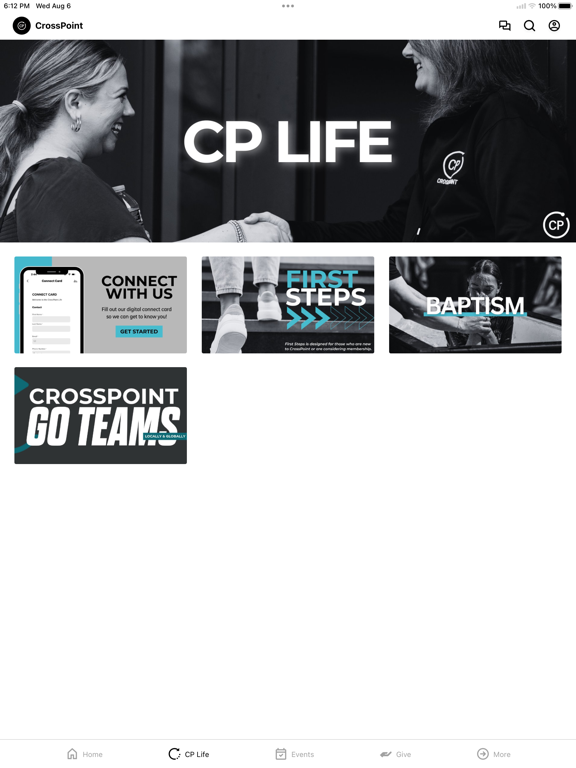 CrossPoint Sand Springs iPad screenshot 2 - Education app