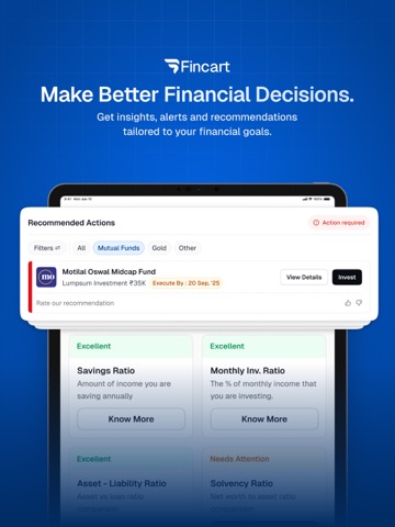 Fincart - Investment App iPad screenshot