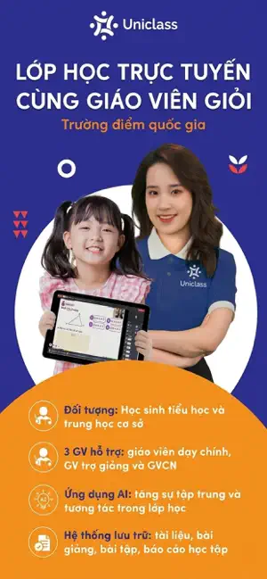 Uniclass: Học Online Lớp 1->9 iPhone screenshot 1