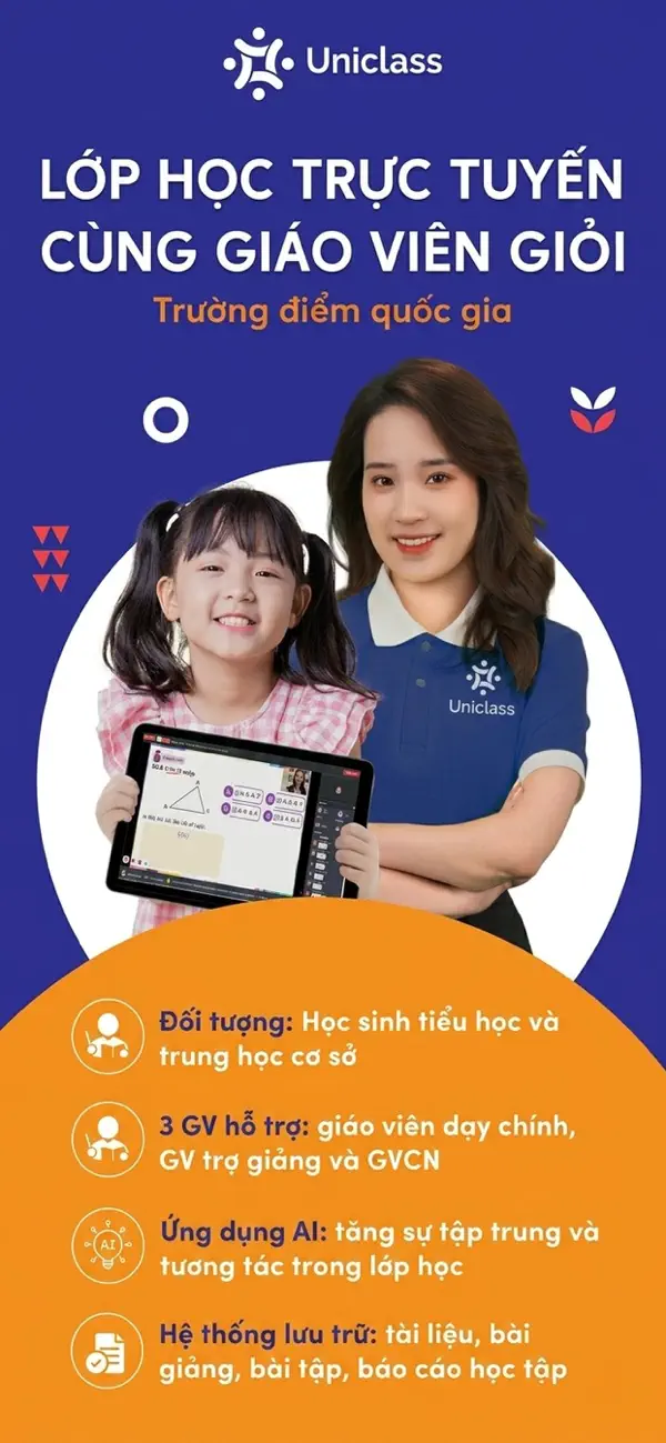 Screenshot #1 pour Uniclass: Học Online Lớp 1-9