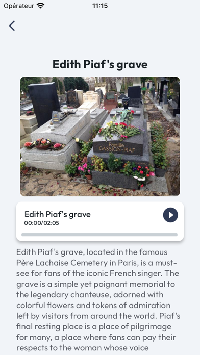 Screenshot #3 pour Pere Lachaise visites guidées