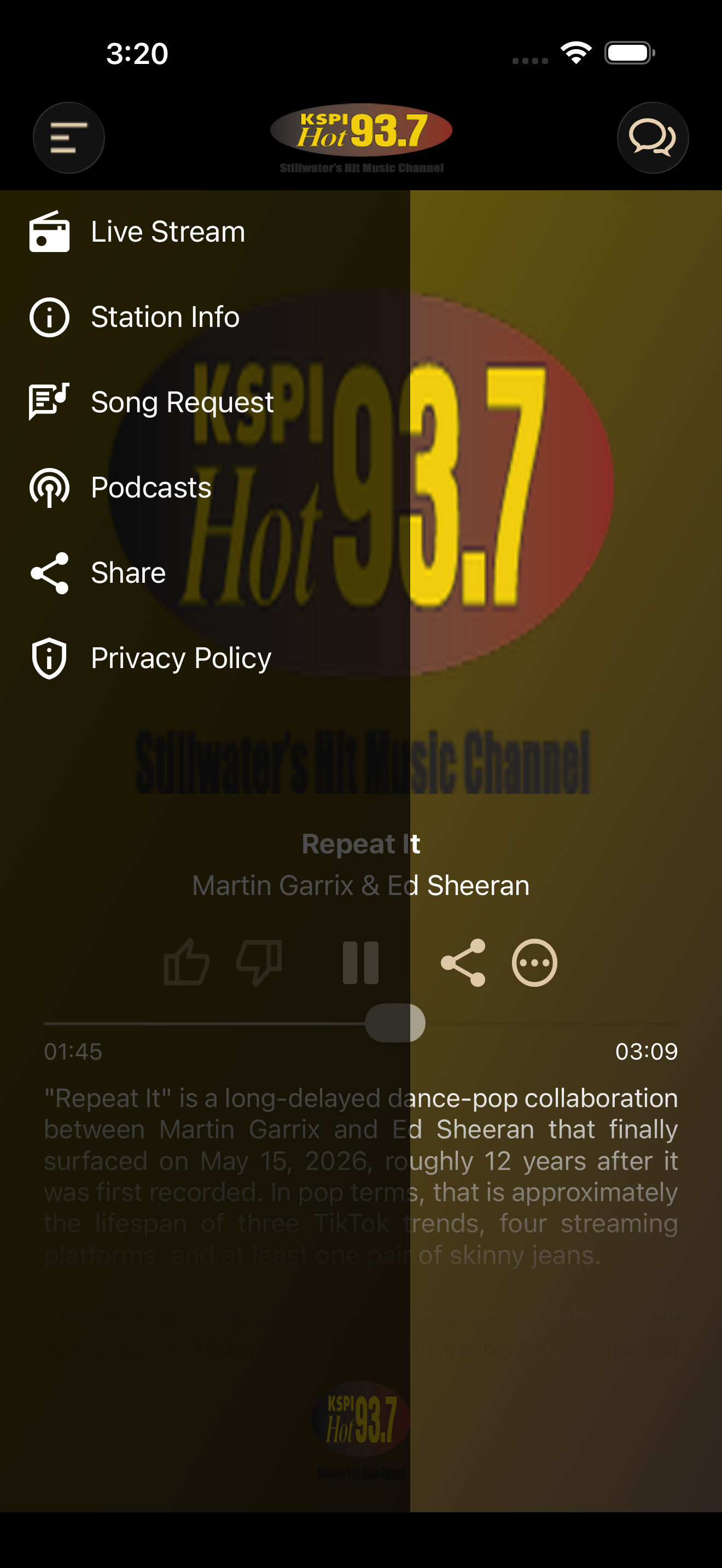 KSPI Hot 93.7 screenshot 3