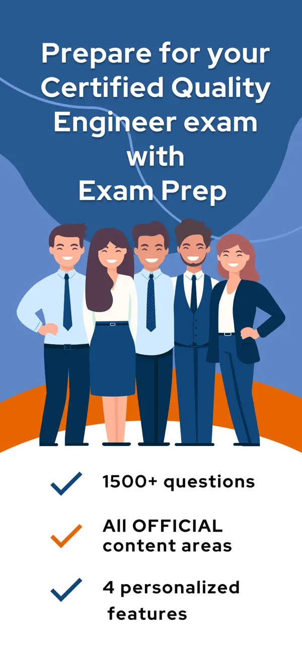 Screenshot #1 pour ASQ CQE Quality Engineer Exam