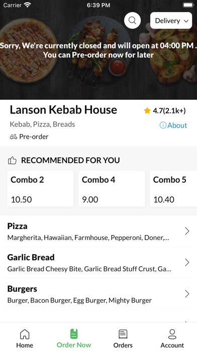 Lanson Kebab House Screenshot