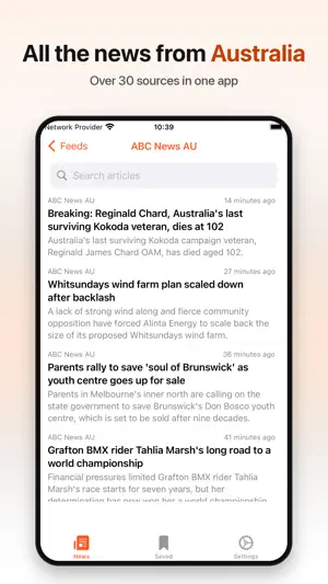 Australia News: Headlines screenshot 1