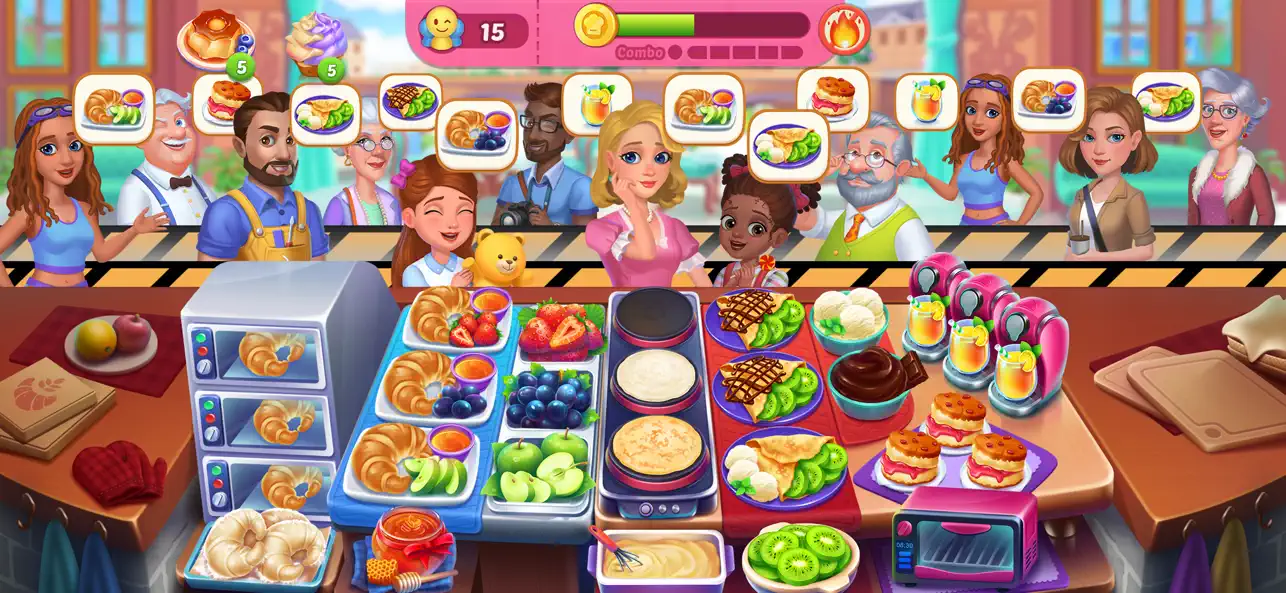 Screenshot #2 pour Delicious Island: Cooking game