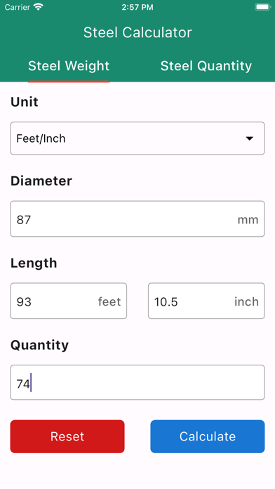 Screenshot #1 pour Stainless Steel Calculator