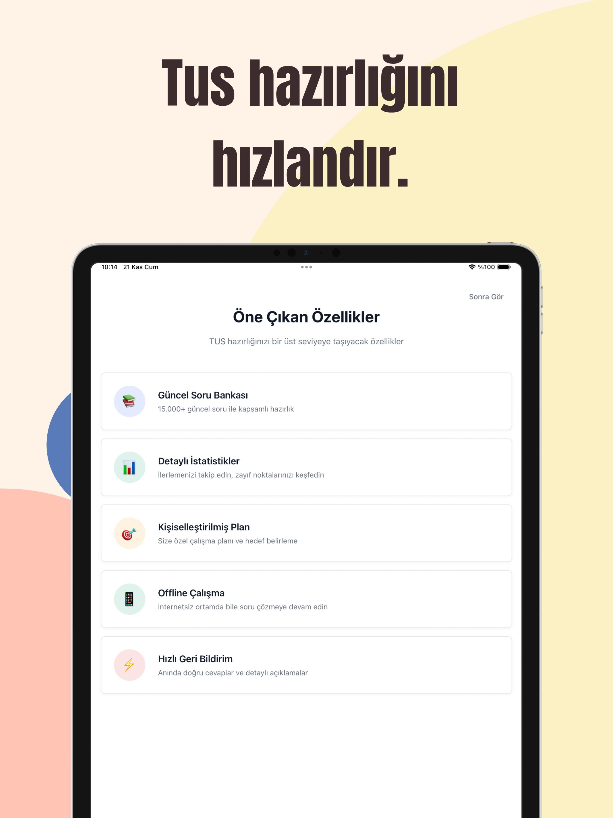 Tus Bankası - Tus Hazırlık