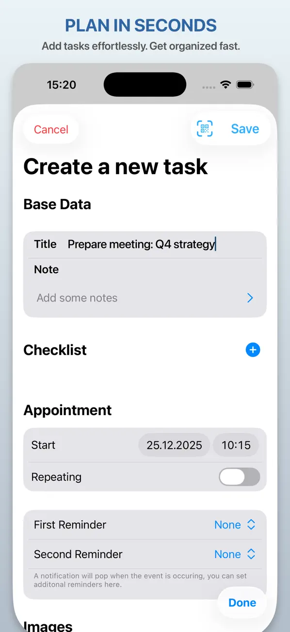 Screenshot #3 pour Goalist: Goal Tracker & To-Do