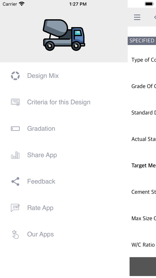 #3. Design of Concrete Mix (iOS) By: Arun Soundarrajan