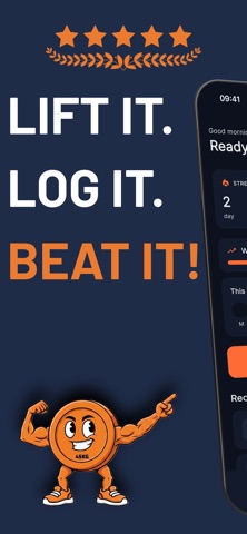 Stark - Workout Tracker Log iPhone screenshot