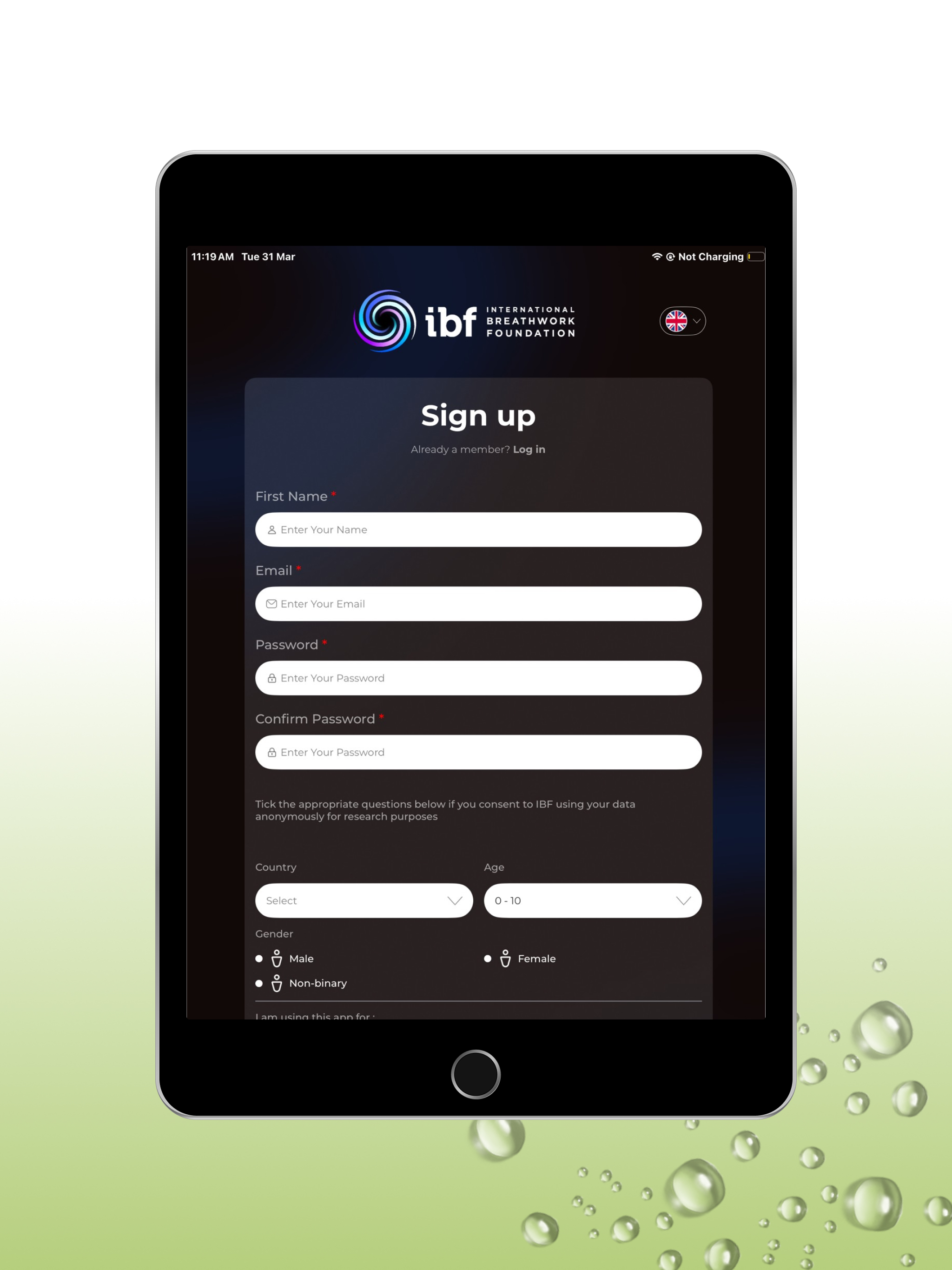 IBF Breathing App