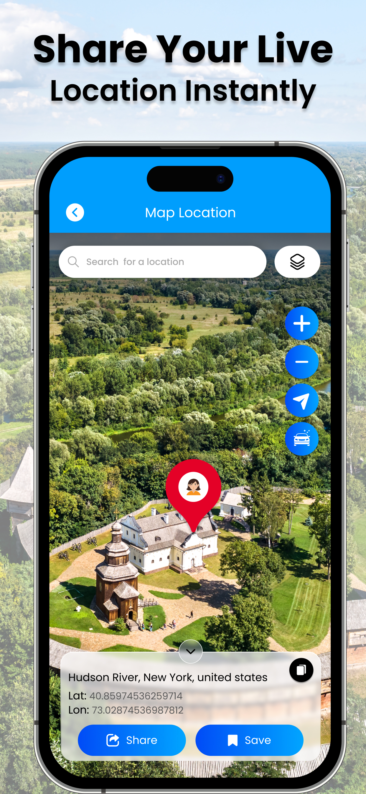 GPS Live Location Sharing