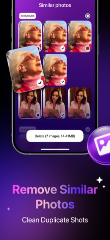 AI Album Cleaner Pro iPhone screenshot