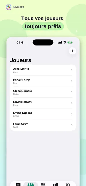 YamSheet screenshot 4