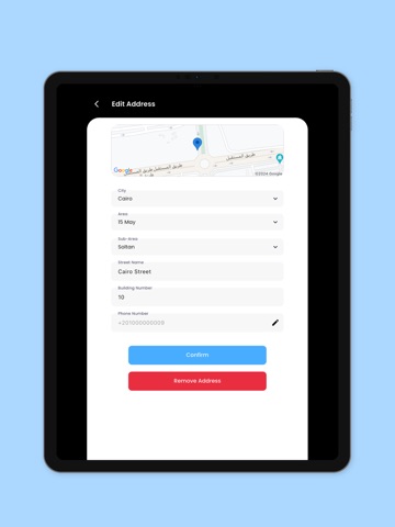 Fabricar iPad screenshot