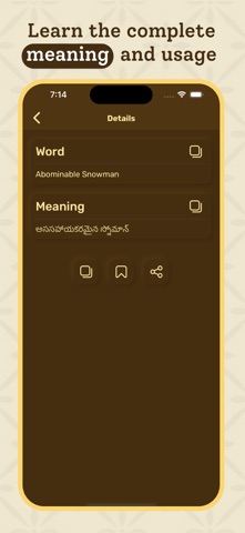 Telugu Dictionary - Translator iPhone screenshot