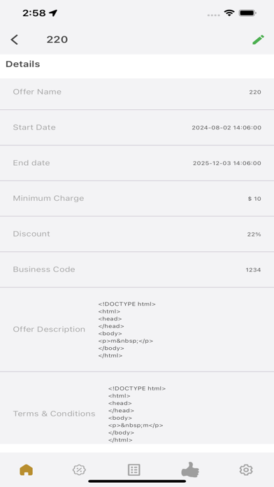 Infinity Black Card iPhone screenshot 1 - Entertainment app