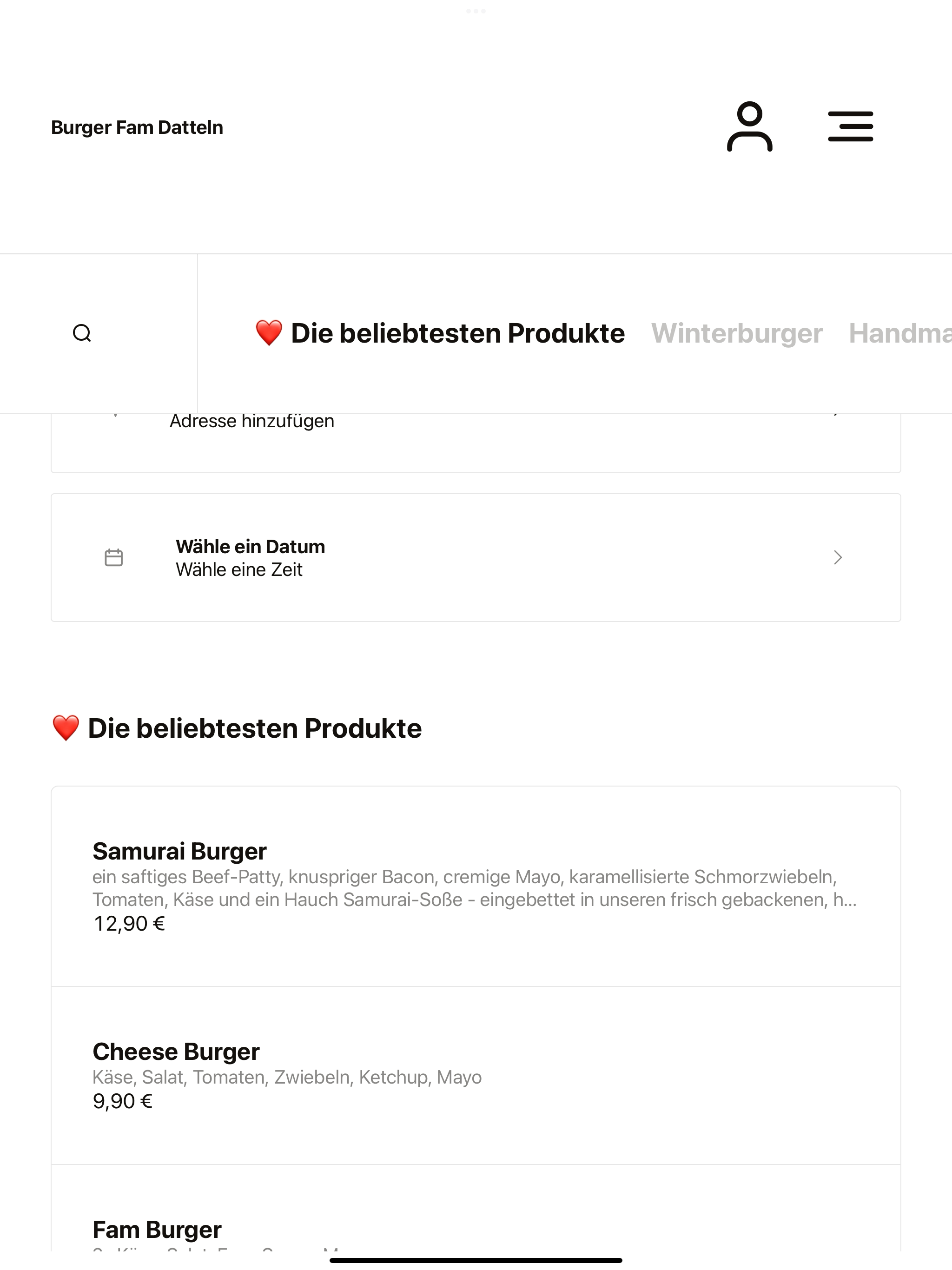 Burger Fam Datteln