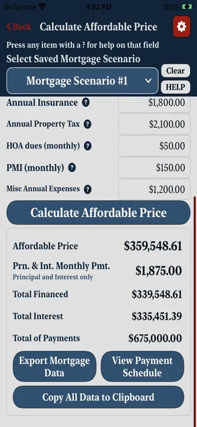 Mortgage Loan Calculator Pro screenshot 5