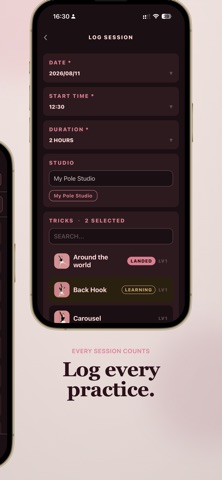 Polara: Pole Dance Tracker Screenshot 2 of 7