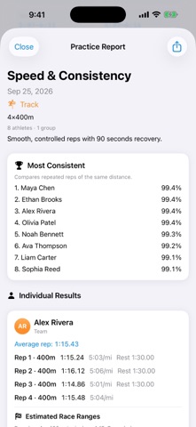Run Split Tracker Screenshot 6 of 6